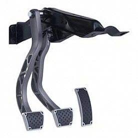 Clayton Machine Works Brake and Clutch Pedal Assembly - Aluminum Gray - MCPA2MDBW