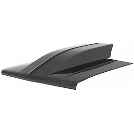 Harwood Fiberglass Hood - Cowl Induction Gloss Fiberglass Black - 41106