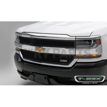 T-Rex Truck Products Grille Insert - Mesh Rectangular Black Powder Coated Steel - 51128