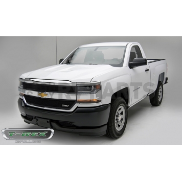 T-Rex Truck Products Grille Insert - Mesh Rectangular Black Powder Coated Steel - 51128-1