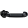 Help! By Dorman Exterior Door Handle - Plastic Black Single - 93374