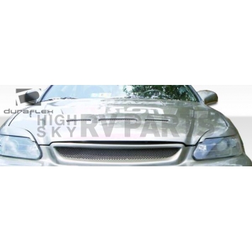 Extreme Dimensions Hood - Primered Fiberglass Black - 105541-3