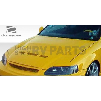 Extreme Dimensions Hood - Primered Fiberglass Black - 105541-4
