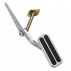 Lokar Performance Accelerator Pedal - Silver Aluminum - BAG6129