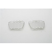 Street Scene Bumper Grille Insert Mesh Satin Silver Aluminum - 95077148