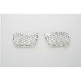 Street Scene Bumper Grille Insert Mesh Satin Silver Aluminum - 95077148