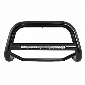 Black Horse Offroad Bull Bar Tube 2-1/2 Inch Black Powder Coated Steel - MABFOB502B