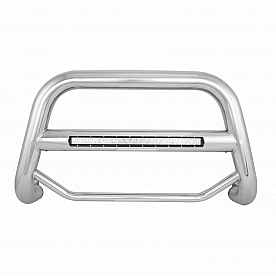 Black Horse Offroad Bull Bar Tube 2-1/2 Inch Polished Stainless Steel - MABFOB502S