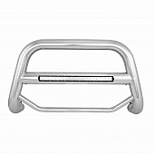 Black Horse Offroad Bull Bar Tube 2-1/2 Inch Polished Stainless Steel - MABB7502S