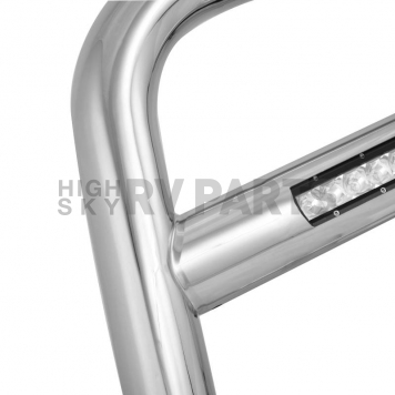Black Horse Offroad Bull Bar Tube 2-1/2 Inch Polished Stainless Steel - MABB7502S-4