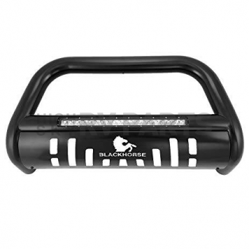 Black Horse Offroad Bull Bar Tube 3 Inch Black Satin Steel - BEB502B