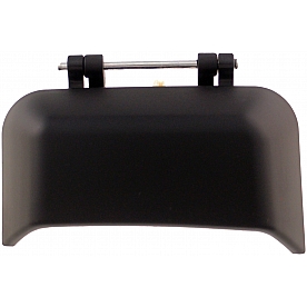 Help! By Dorman Exterior Door Handle - Plastic Black Single - 93398