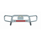 Black Horse Offroad Bull Bar Tube 3 Inch Black Powder Coated Steel - BFRF05