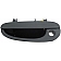 Help! By Dorman Exterior Door Handle - Plastic Black Single - 93434
