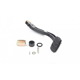 Lokar Performance Brake Pedal - Black Aluminum - XBCA9511