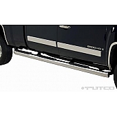 Putco Nerf Bar - Truck Wheel To Wheel Stainless Steel Round 4 Inch - 44190