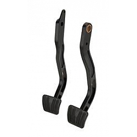 Lokar Performance Brake Pedal - Black Aluminum - XBCA9513