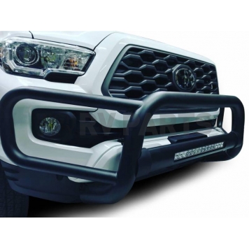 Black Horse Offroad Bull Bar Tube 3 Inch Black Powder Coated Steel - BFRT01-2