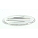 All Sales Emblem - Ford Oval Step Style Ball Milled Silver Aluminum - 52901