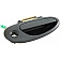 Help! By Dorman Exterior Door Handle - Plastic Black Single - 93445