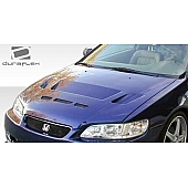 Extreme Dimensions Hood - Primered Fiberglass Black - 105534