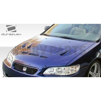 Extreme Dimensions Hood - Primered Fiberglass Black - 105534