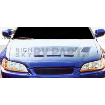 Extreme Dimensions Hood - Primered Fiberglass Black - 105534-1