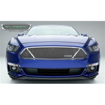 T-Rex Truck Products Grille Insert - Mesh Hexagonal Polished Stainless Steel - 54529
