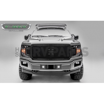 T-Rex Truck Products Grille Insert - Mesh Rectangular Black Powder Coated Steel - 6715711BR
