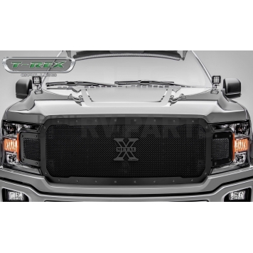 T-Rex Truck Products Grille Insert - Mesh Rectangular Black Powder Coated Steel - 6715711BR-1