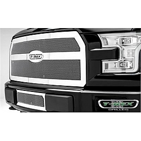 T-Rex Truck Products Grille Insert - Formed Mesh Rectangular Polished Stainless Steel - 54573