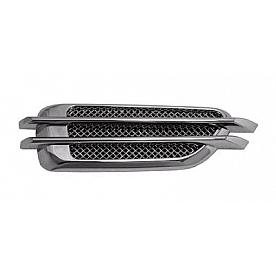 Street Scene Fender Vent - ABS Plastic Chrome Plated Set Of 2 - 95073005