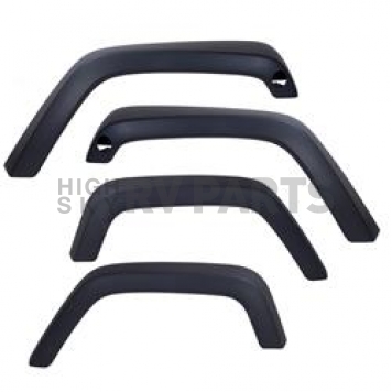 Omix-Ada Fender Flare - Black Thermoplastic Set Of 4 - 1160901