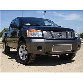 T-Rex Truck Products Grille Insert - Mesh Trapezoid Polished Stainless Steel - 6717800