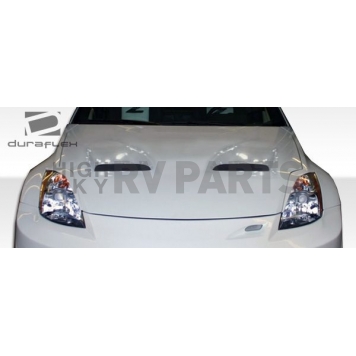 Extreme Dimensions Hood - Primered Fiberglass Black - 104861