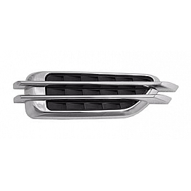 Street Scene Fender Vent - ABS Plastic Chrome Plated Set Of 2 - 95073009