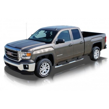 Raptor Series Nerf Bar Polished Stainless Steel - 15010592-3