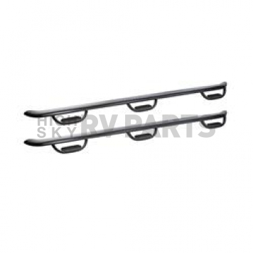 Westin Automotive Nerf Bar - Truck Wheel to Wheel Black Powder Coated Steel Oval - 20534605