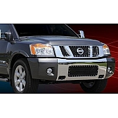 T-Rex Truck Products Grille Insert - Mesh Trapezoid Black Powder Coated Steel - 6717811