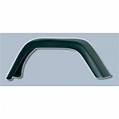 Omix-Ada Fender Flare - Black Thermoplastic Single - 1160805