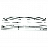 Paramount Automotive Grille Insert - Polished Aluminum 4 Millimeter Horizontal Style - 360265