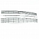 Paramount Automotive Grille Insert - Polished Aluminum 4 Millimeter Horizontal Style - 360265