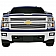 Paramount Automotive Grille Insert - Polished Aluminum 4 Millimeter Horizontal Style - 360265