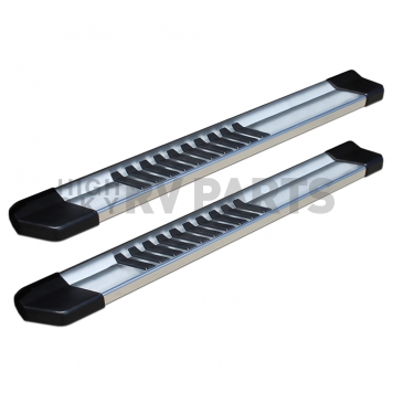Raptor Series Running Board Brushed Aluminum Stationary - 17020602-4