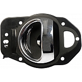 Help! By Dorman Interior Door Handle - Paddle Plastic Black Housing With Silver Lever Single - 80369