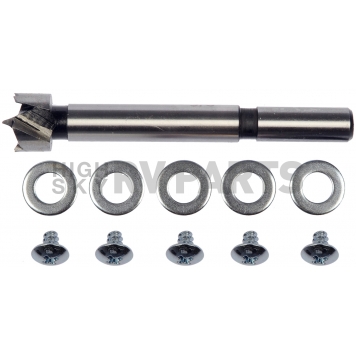 Help! By Dorman Interior Door Handle - Paddle Plastic Black Housing With Silver Lever Single - 80369-3