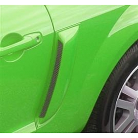 Astra/Hammond Fender Scoop - Black ABS Plastic Painted Set Of 2 - 27566