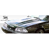 Extreme Dimensions Hood - Primered Fiberglass Black - 104825
