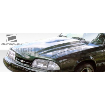 Extreme Dimensions Hood - Primered Fiberglass Black - 104825