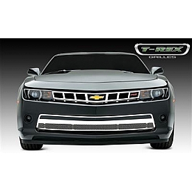 T-Rex Truck Products Grille Insert - Mesh Rectangular Polished Stainless Steel - 66032